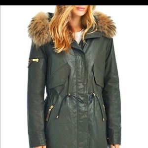 Sam Hudson special edition xl fur quilted lining parka